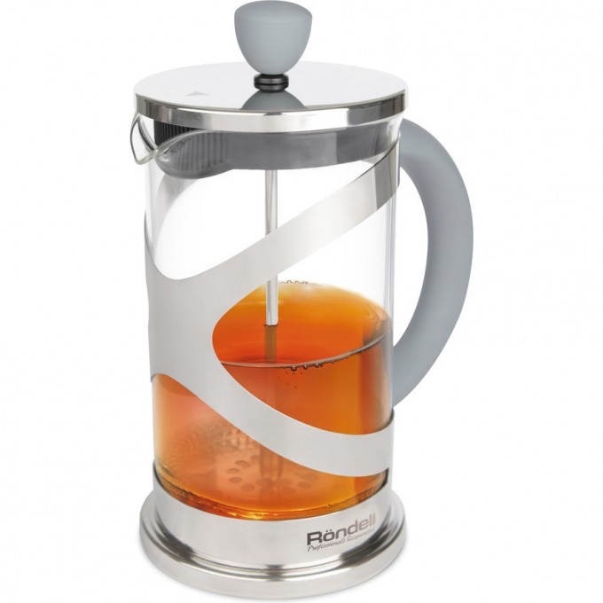 Френч-пресс RONDELL CRYSTAL GREY 0,6 л RDS-838 Френч-пресс RONDELL CRYSTAL GREY 0,6 л RDS-838