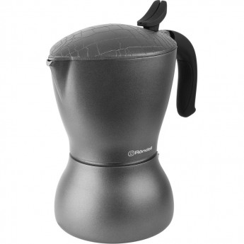 Гейзерная кофеварка RONDELL ESCURION GREY 9 чашек, 0,45 л