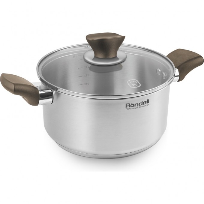 Кастрюля с крышкой RONDELL ABSOLUTE 24 см, 4,8 л RDS-1167 Кастрюля с крышкой RONDELL ABSOLUTE 24 см, 4,8 л RDS-1167
