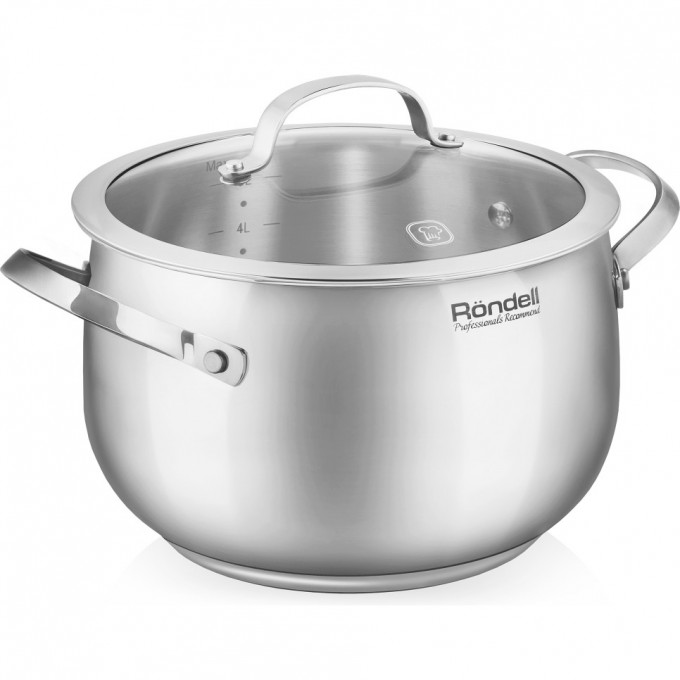 Кастрюля с крышкой RONDELL CALYPSO 22 см 5,8 л RDS-1672 Кастрюля с крышкой RONDELL CALYPSO 22 см 5,8 л RDS-1672