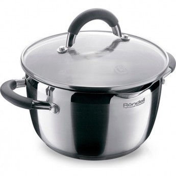 Кастрюля с крышкой RONDELL FLAMME 24 см, 5,7 л