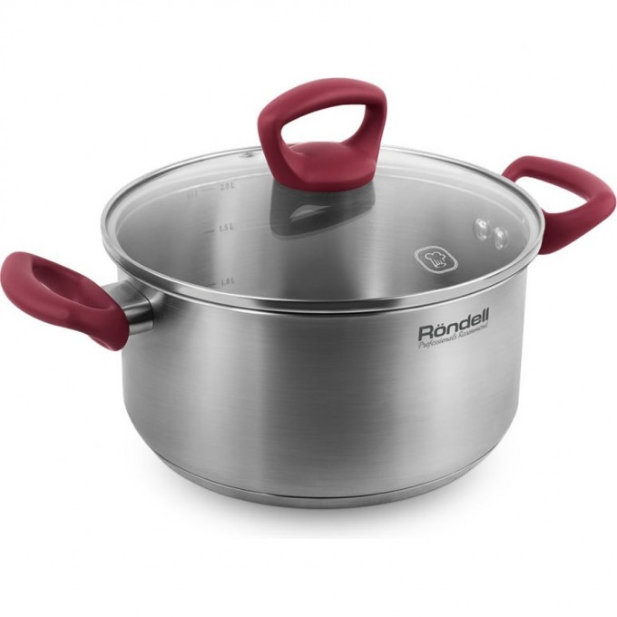 Кастрюля с крышкой RONDELL HEIDI 18 см, 2 л RDS-1112 Кастрюля с крышкой RONDELL HEIDI 18 см, 2 л RDS-1112