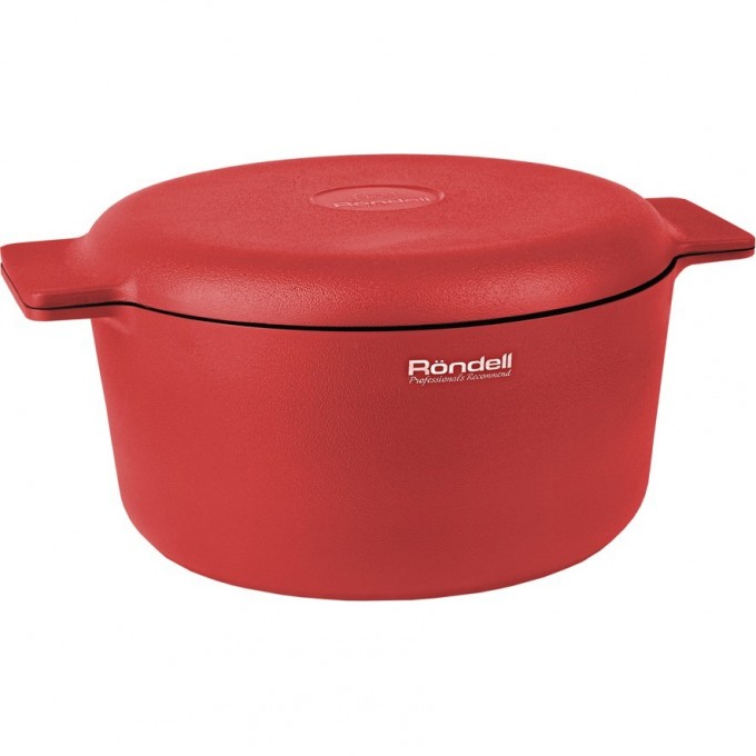 Кастрюля с крышкой RONDELL RED EDITION 24 см, 4,6 л RDA-1118 Кастрюля с крышкой RONDELL RED EDITION 24 см, 4,6 л RDA-1118