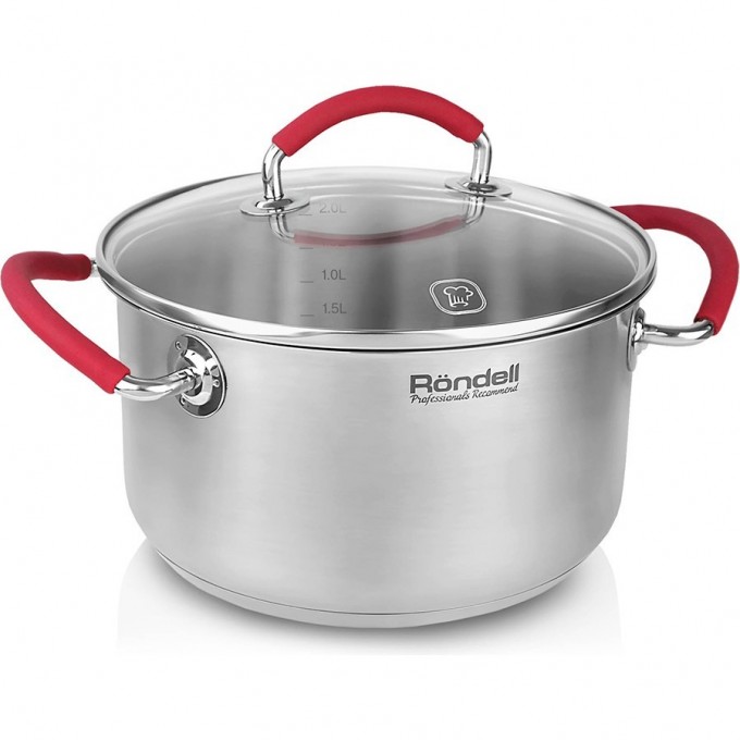 Кастрюля с крышкой RONDELL SORGE 24 см, 5,1 л RDS-1221 Кастрюля с крышкой RONDELL SORGE 24 см, 5,1 л RDS-1221