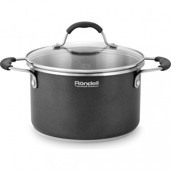 Кастрюля с крышкой RONDELL STERN 20 см, 3,9 л RDS-010 Кастрюля с крышкой RONDELL STERN 20 см, 3,9 л RDS-010