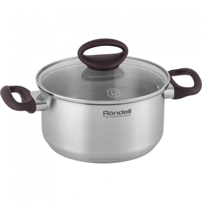 Кастрюля с крышкой RONDELL TIERNO 18 см 2,0 л RDS-1591 Кастрюля с крышкой RONDELL TIERNO 18 см 2,0 л RDS-1591