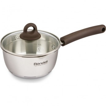 Ковш с крышкой RONDELL ARISTOKRAT 16 см, 1,3 л