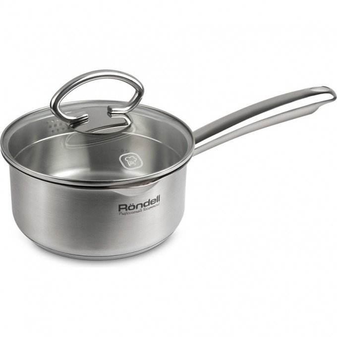 Ковш с крышкой RONDELL EDEL 16 см, 1,3 л RDS-989 Ковш с крышкой RONDELL EDEL 16 см, 1,3 л RDS-989