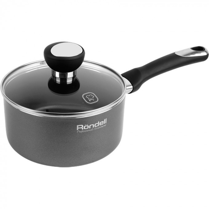Ковш с крышкой RONDELL ESTHETE 16 см, 1,3 л RDA-1078 Ковш с крышкой RONDELL ESTHETE 16 см, 1,3 л RDA-1078