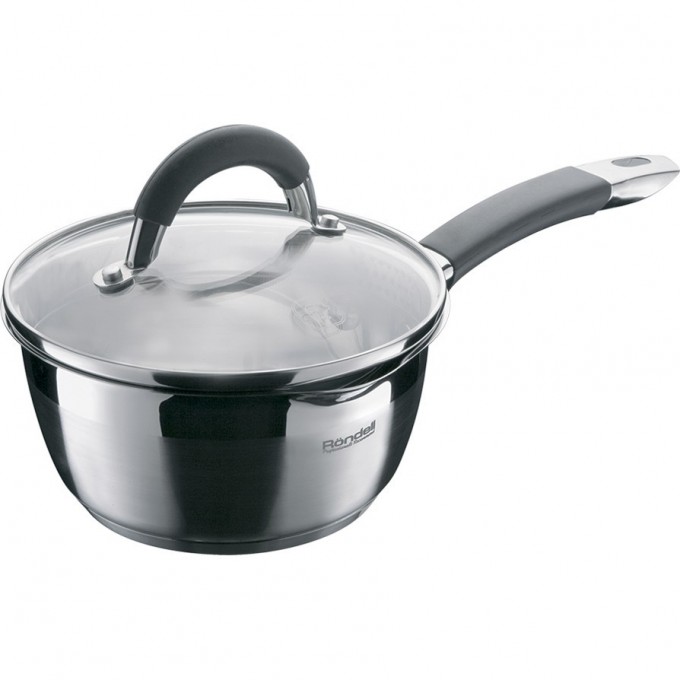 Ковш с крышкой RONDELL FLAMME 16 см, 1,3 л RDS-026 Ковш с крышкой RONDELL FLAMME 16 см, 1,3 л RDS-026