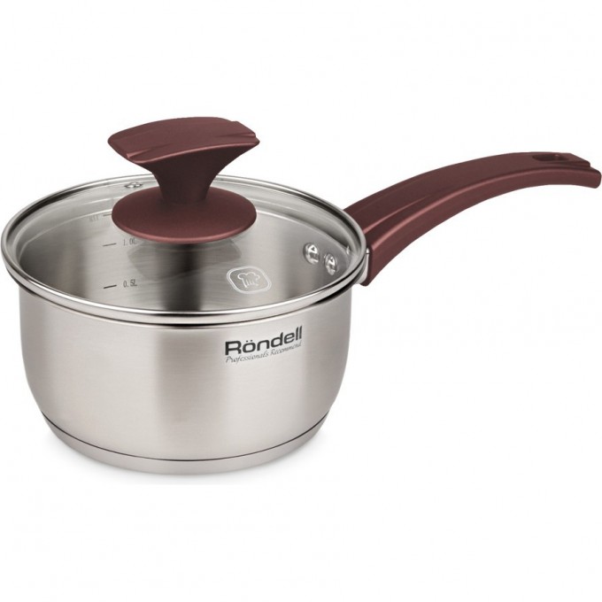 Ковш с крышкой RONDELL IMPULSE 14 см 0,9 л RDS-1015 Ковш с крышкой RONDELL IMPULSE 14 см 0,9 л RDS-1015