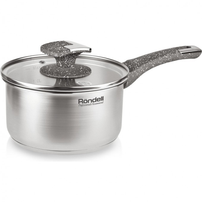 Ковш с крышкой RONDELL MARMARA 16 см, 1,4 л RDS-996 Ковш с крышкой RONDELL MARMARA 16 см, 1,4 л RDS-996