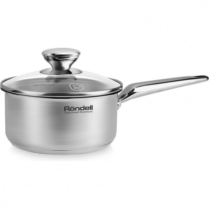 Ковш с крышкой RONDELL MERKUR 16 см, 1,3 л RDS-1222 Ковш с крышкой RONDELL MERKUR 16 см, 1,3 л RDS-1222