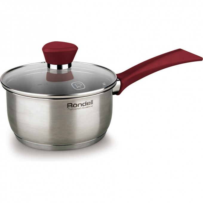 Ковш с крышкой RONDELL STRIKE 14 см 0,9 л RDS-811 Ковш с крышкой RONDELL STRIKE 14 см 0,9 л RDS-811
