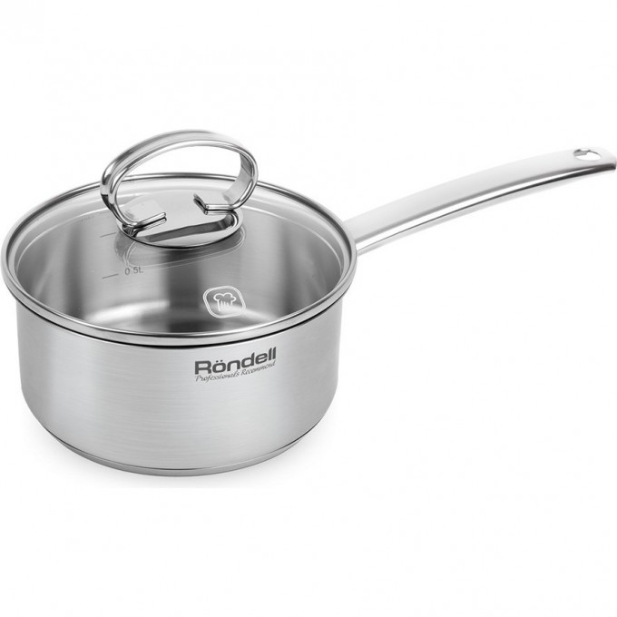 Ковш с крышкой RONDELL ZART 16 см, 1,3 л RDS-1225 Ковш с крышкой RONDELL ZART 16 см, 1,3 л RDS-1225