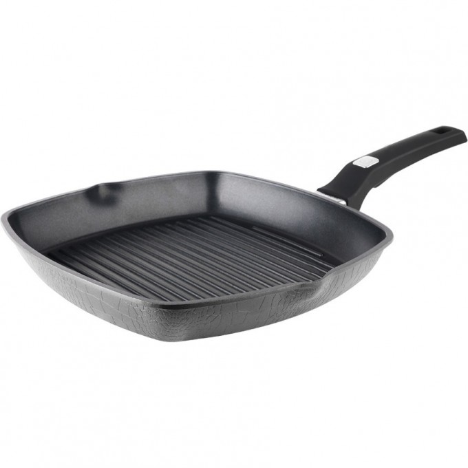 Сковорода-гриль RONDELL ESCURION GREY 28х28х4,3 см RDA-1124 Сковорода-гриль RONDELL ESCURION GREY 28х28х4,3 см RDA-1124