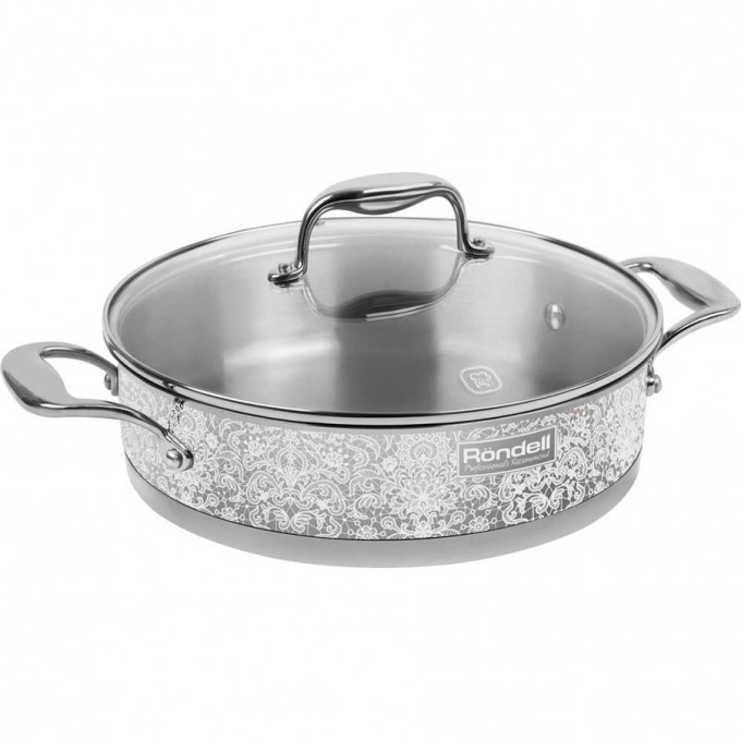 Сотейник с крышкой RONDELL AJOUR 26х6,5 см RDS-1089 Сотейник с крышкой RONDELL AJOUR 26х6,5 см RDS-1089