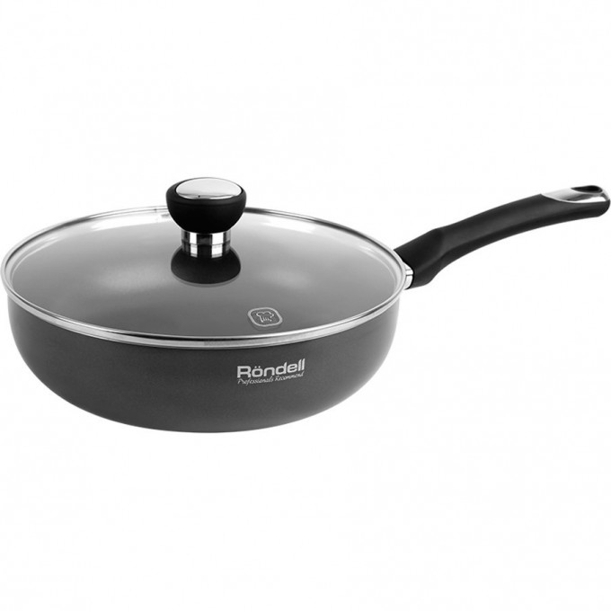Сотейник с крышкой RONDELL ESTHETE 26х7 см RDA-1080 Сотейник с крышкой RONDELL ESTHETE 26х7 см RDA-1080