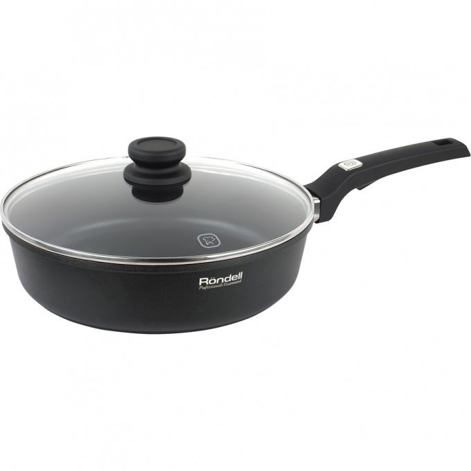 Сотейник с крышкой RONDELL POINT 28х7,5 см RDA-1351 Сотейник с крышкой RONDELL POINT 28х7,5 см RDA-1351