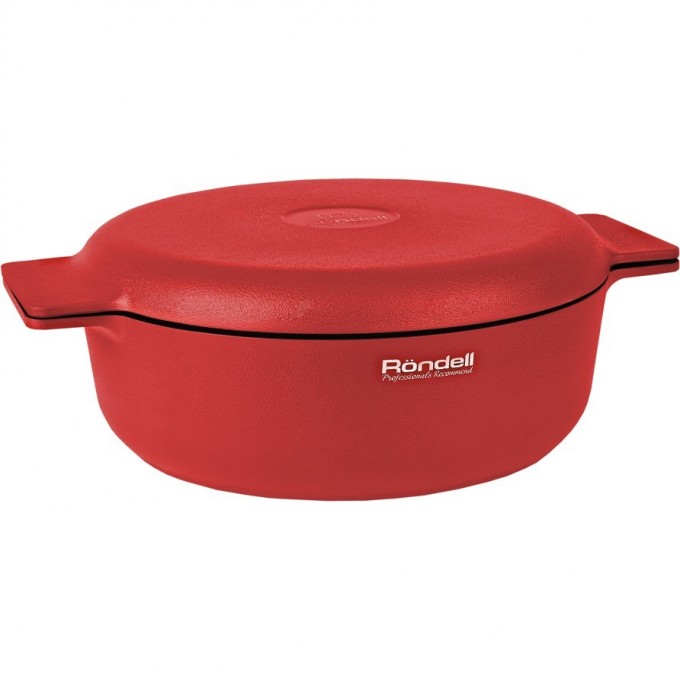 Сотейник с крышкой RONDELL RED EDITION 24х8 см RDA-1119 Сотейник с крышкой RONDELL RED EDITION 24х8 см RDA-1119