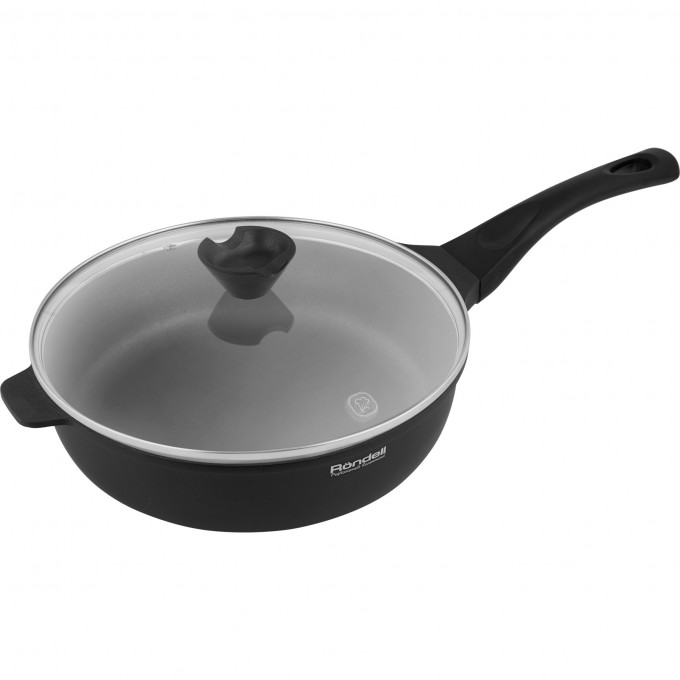 Сотейник с крышкой RONDELL SCHWARZ 28х8 см RDA-1682 Сотейник с крышкой RONDELL SCHWARZ 28х8 см RDA-1682