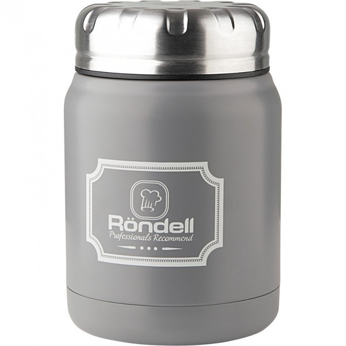 Термос для еды RONDELL GREY PICNIC 0,5 л RDS-943 Термос для еды RONDELL GREY PICNIC 0,5 л RDS-943