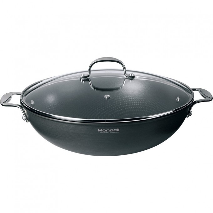 Вок с крышкой RONDELL 32 см, 4,6 л RDA-114 Вок с крышкой RONDELL 32 см, 4,6 л RDA-114