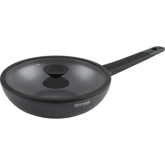 Вок с крышкой RONDELL KONTUR 28х8 см RDA-1489 Вок с крышкой RONDELL KONTUR 28х8 см RDA-1489