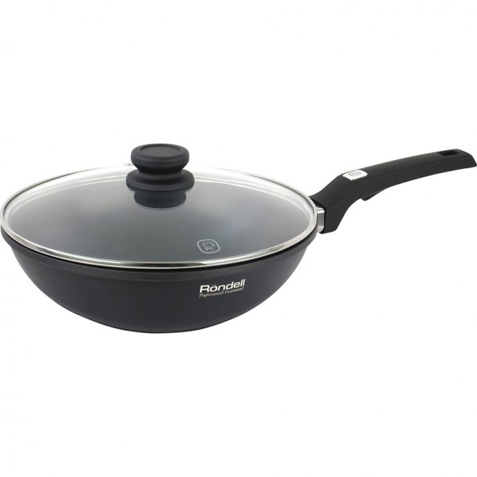 Вок с крышкой RONDELL POINT 28 см, 3,8 л RDA-1349 Вок с крышкой RONDELL POINT 28 см, 3,8 л RDA-1349